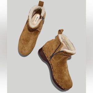 Madewell Marceline Clog Boot with Sherling